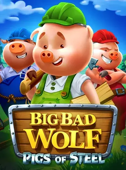 Big Bad Wolf Pigs Of Steel Slot online at Mr Jones